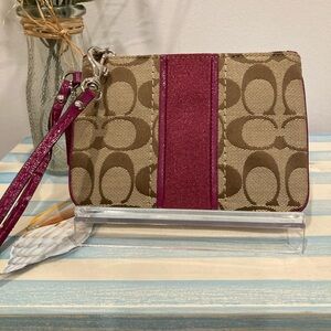 Coach Signature C Wristlet